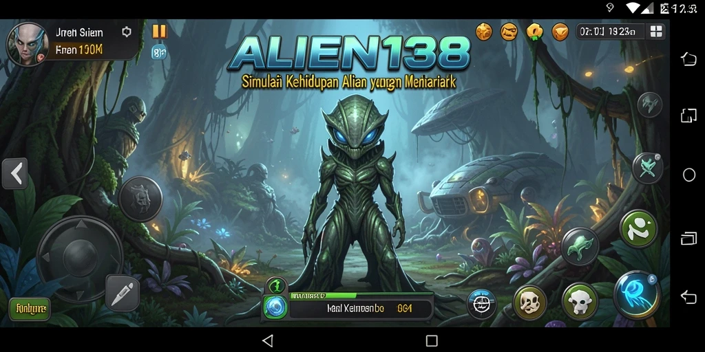 Gameplay menarik dalam ALIEN138 dengan elemen simulasi kehidupan alien.
