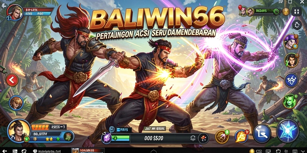 Tampilan gameplay BALIWIN66 dengan aksi seru yang mendebarkan.