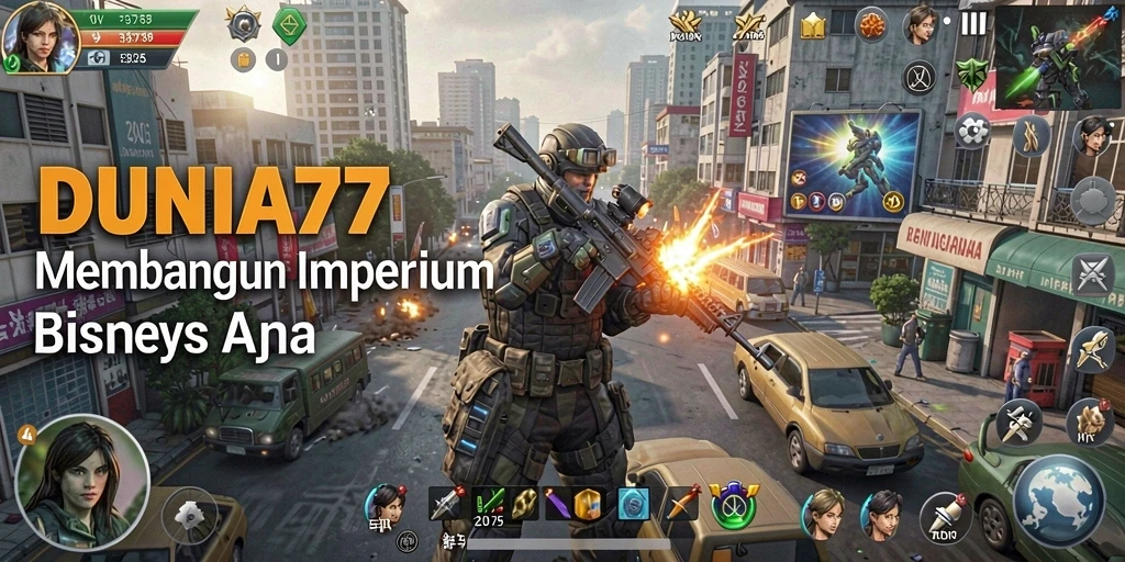 Screenshot DUNIA77 menampilkan gameplay Tycoon yang menarik.
