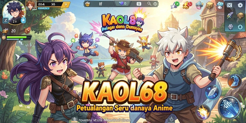 Tampilan grafis KAOL68 yang memukau saat bertarung.