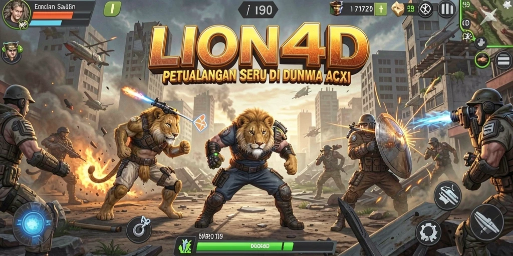 Gameplay seru dan penuh aksi di LION4D.