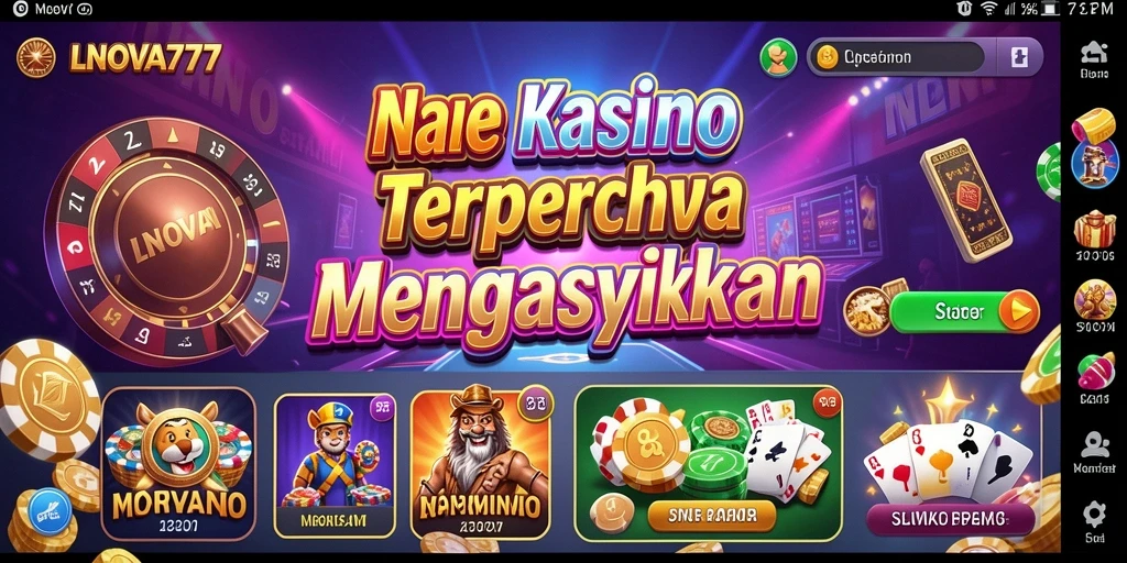 Tampilan gameplay yang menawan dalam LNOVA777
