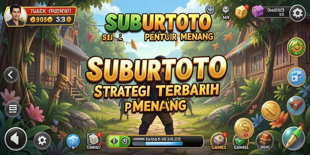 Tampilan in-game SUBURTOTO menampilkan strategi yang intens.