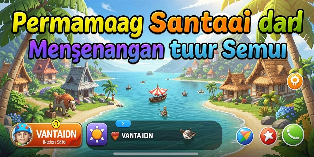 Menikmati gameplay menyenangkan di VANTAIDN dengan grafis yang cerah.